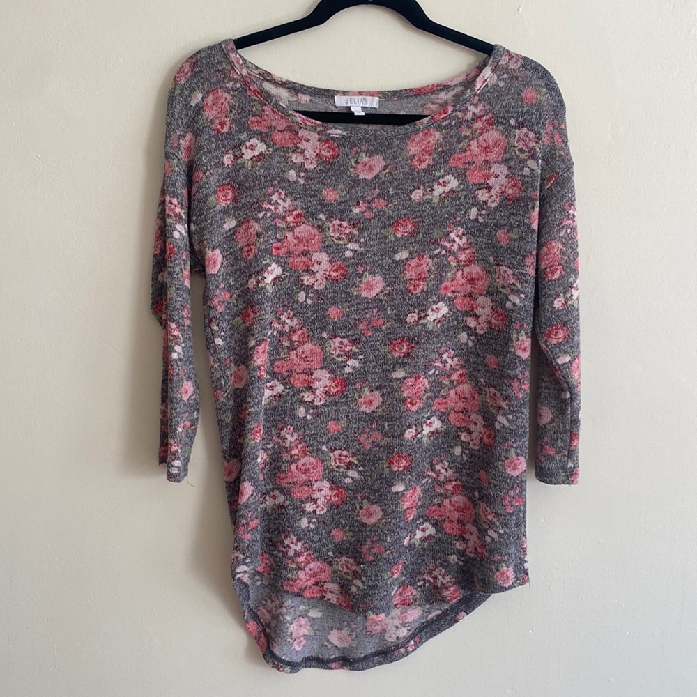 Half sleeve flowered shirt